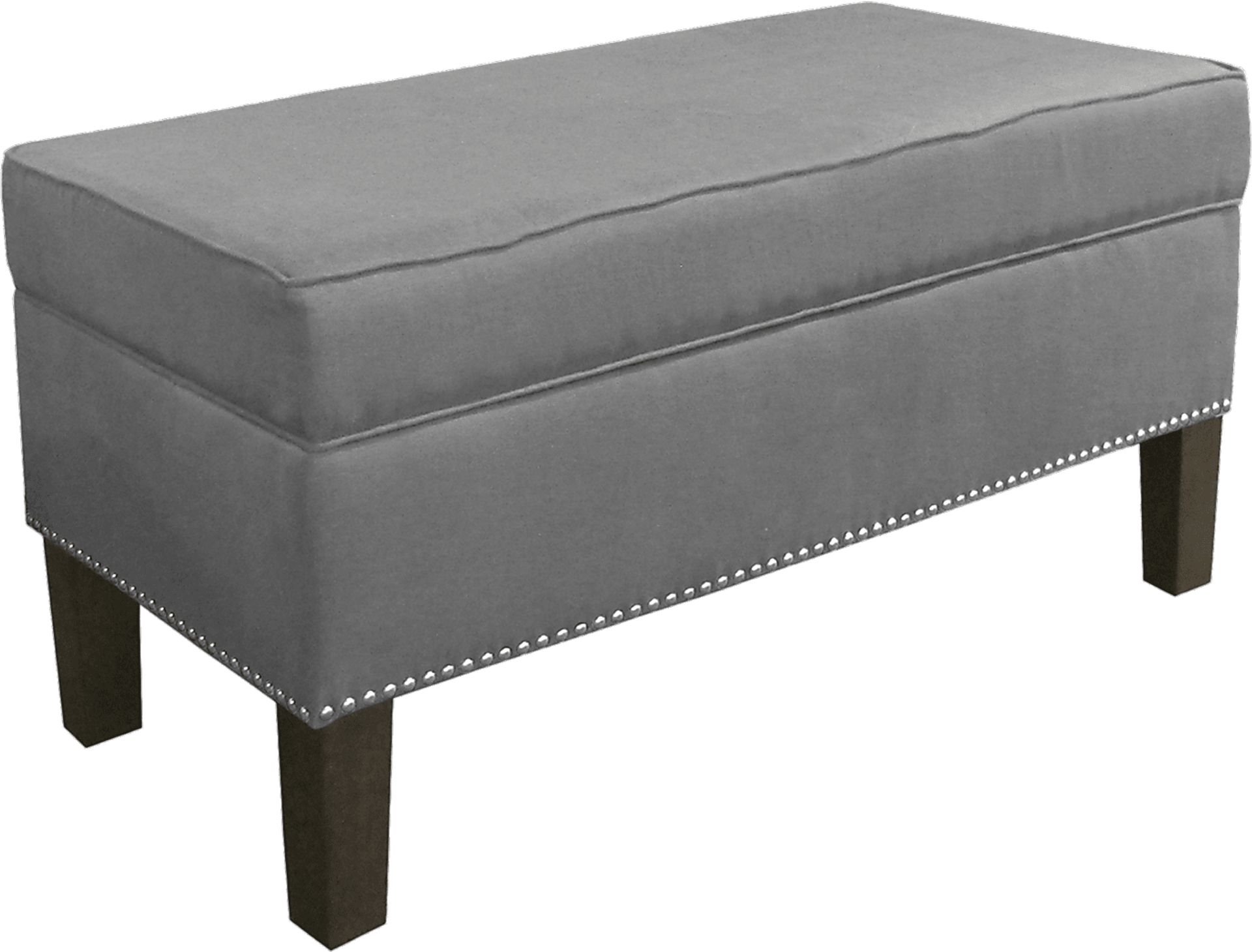 Lucy Lane Gray Storage Bench - Image 1