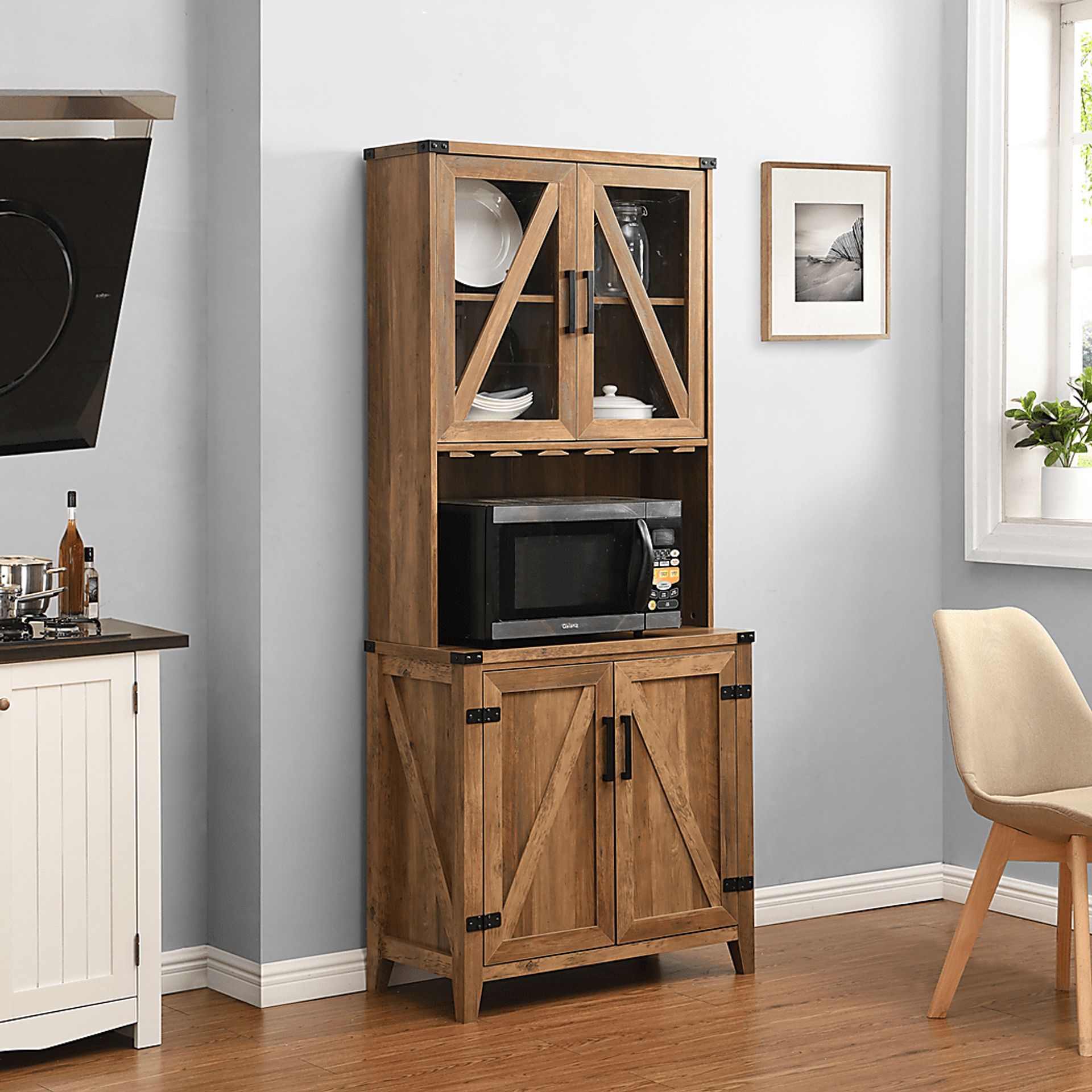 Ludlam Brown Bar Cabinet - Image 5
