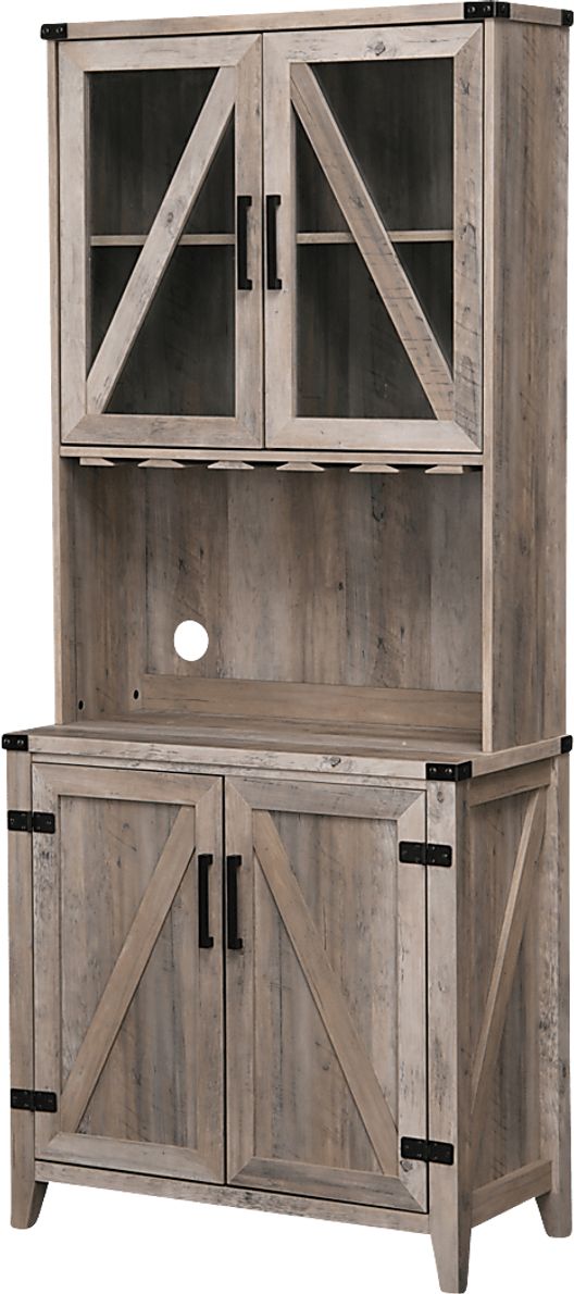 Ludlam Gray Bar Cabinet