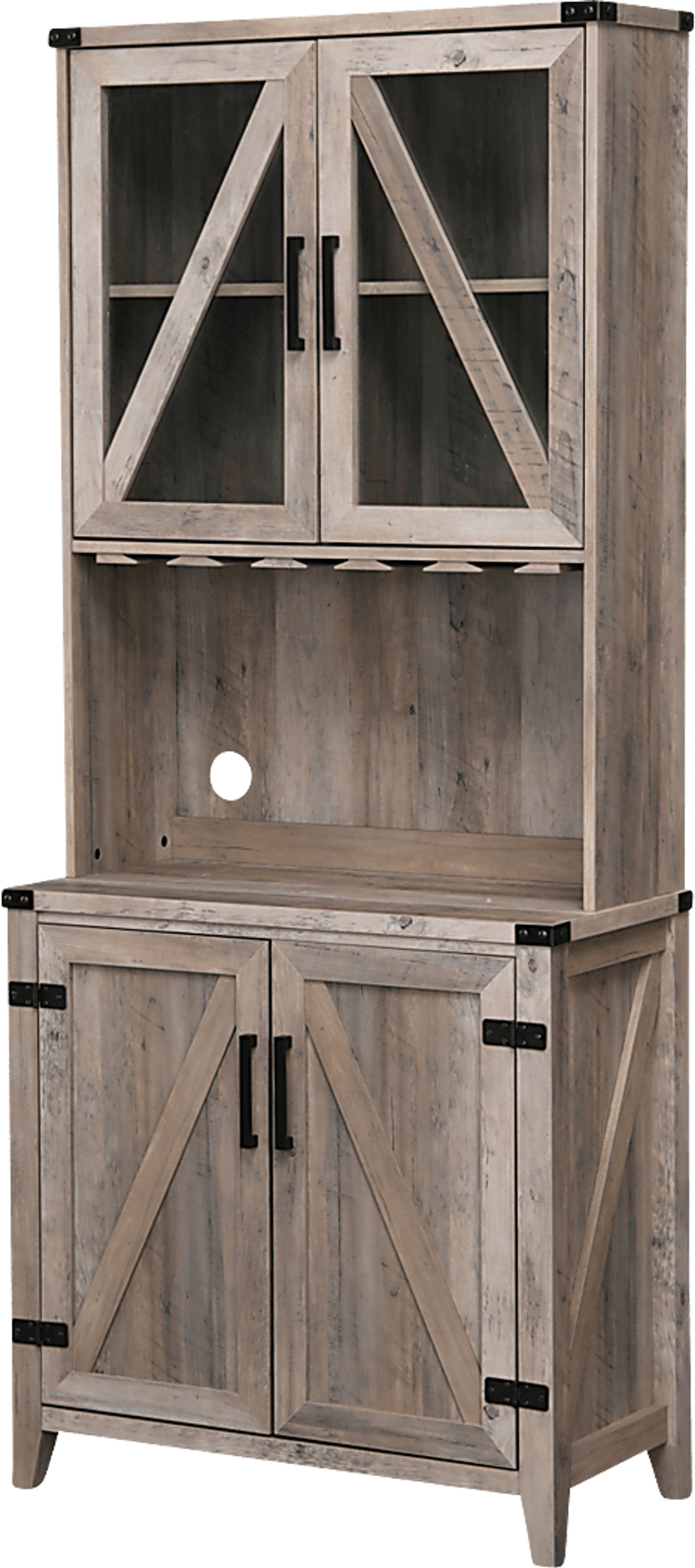 Ludlam Gray Bar Cabinet - Image 2