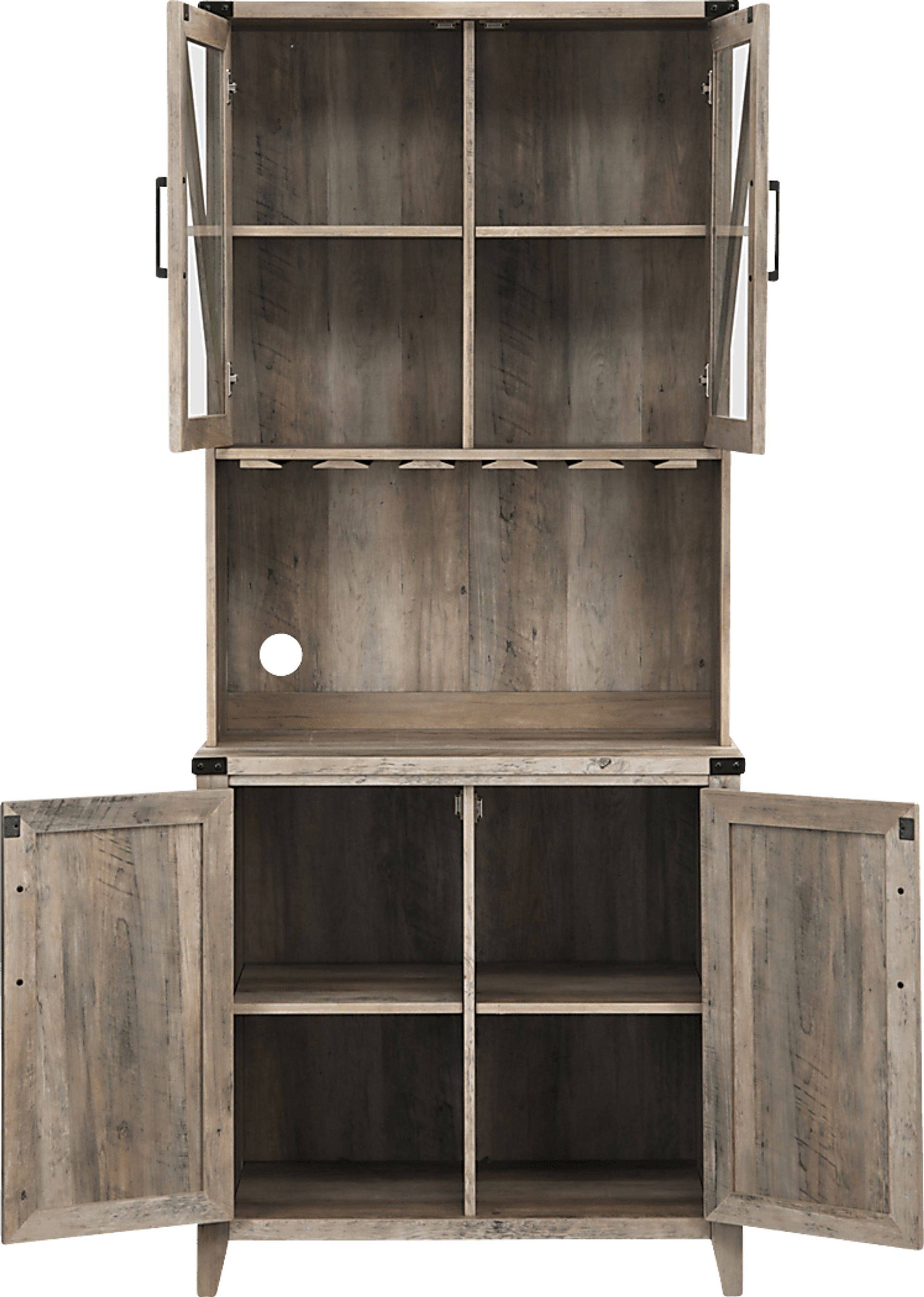Ludlam Gray Bar Cabinet - Image 3