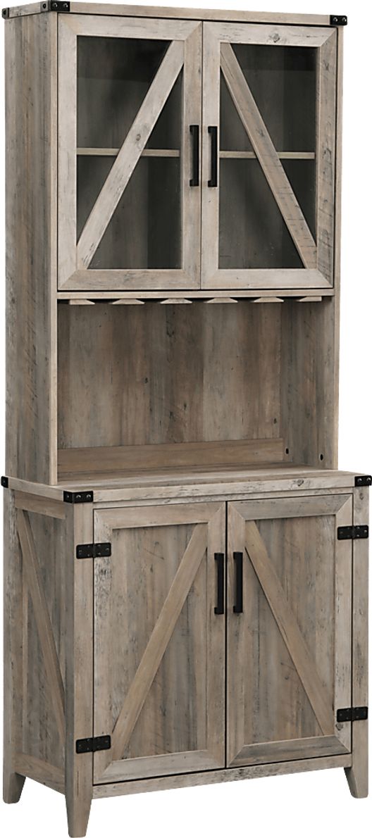 Ludlam Gray Bar Cabinet