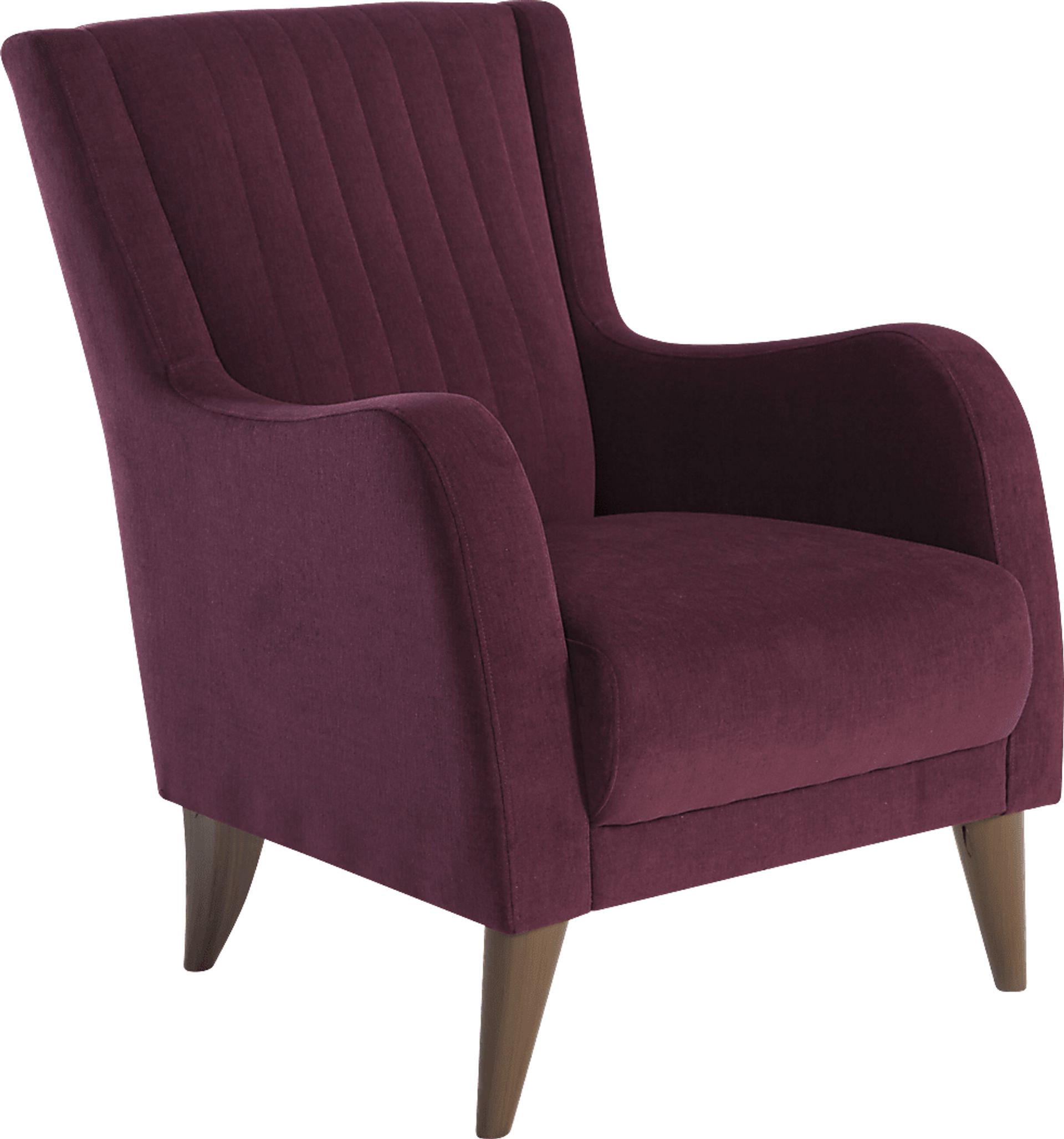 Ludmila Merlot Accent Chair - Image 1