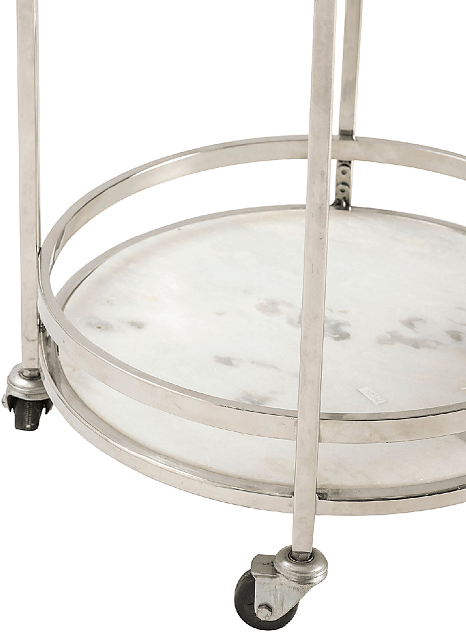 Ludson Silver Bar Cart - Image 2