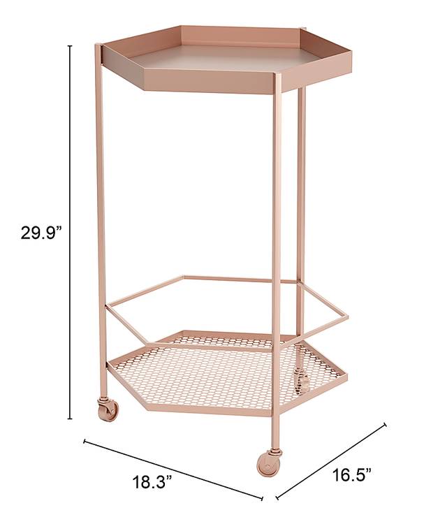 Luela Gold Bar Cart - Thumbnail - Image 7