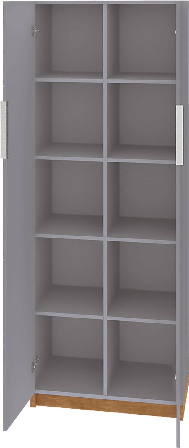 Lufberry Gray Bookcase - Thumbnail - Image 7