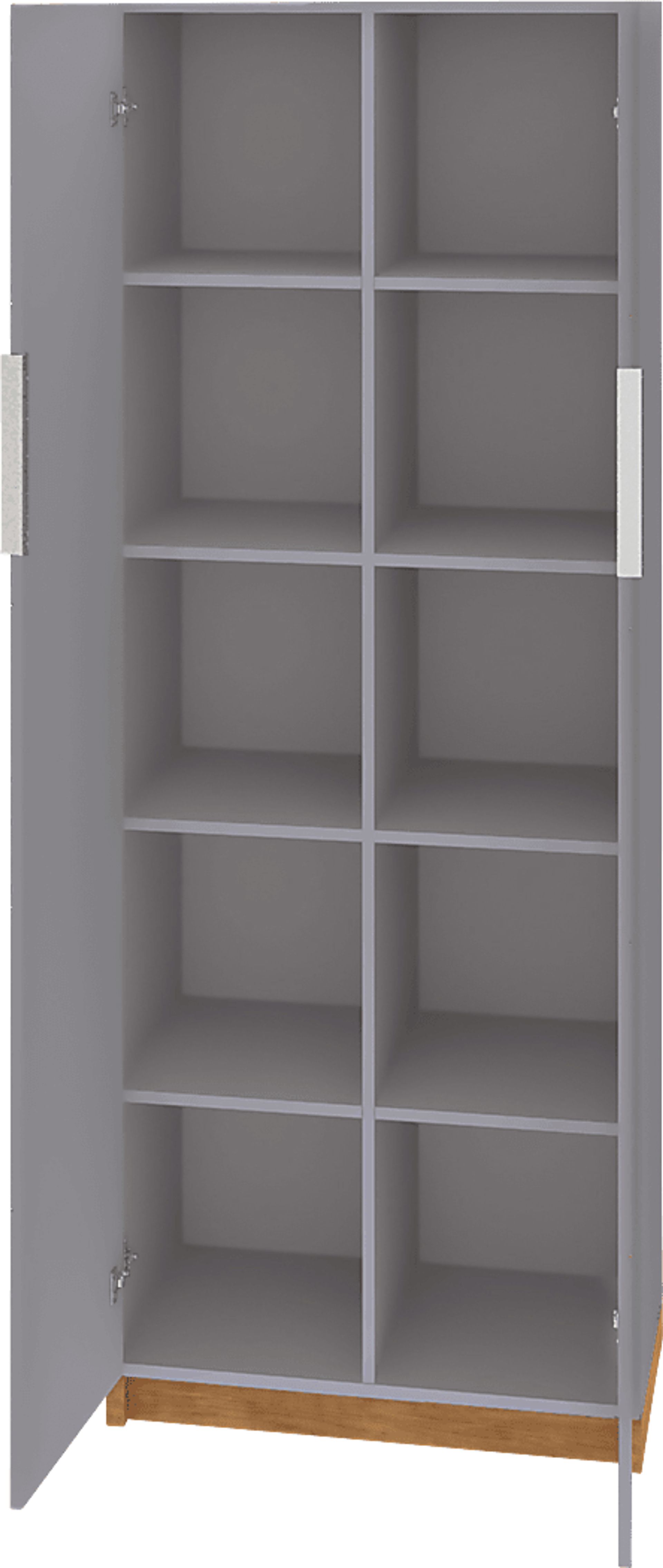 Lufberry Gray Bookcase - Image 7
