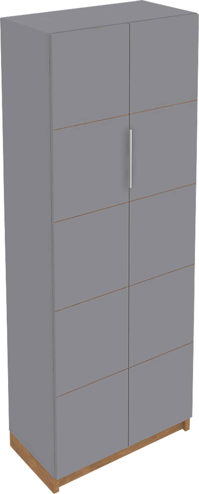 Lufberry Gray Bookcase - Thumbnail - Image 1