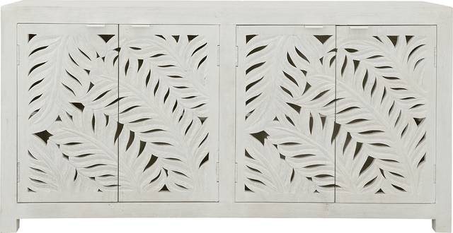 Lufburrow White Credenza - Thumbnail - Image 2
