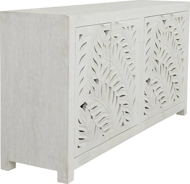 Lufburrow White Credenza - Thumbnail - Image 6