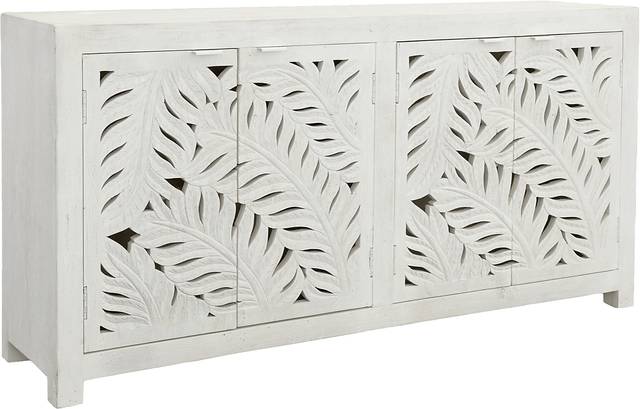 Lufburrow White Credenza - Thumbnail - Image 1