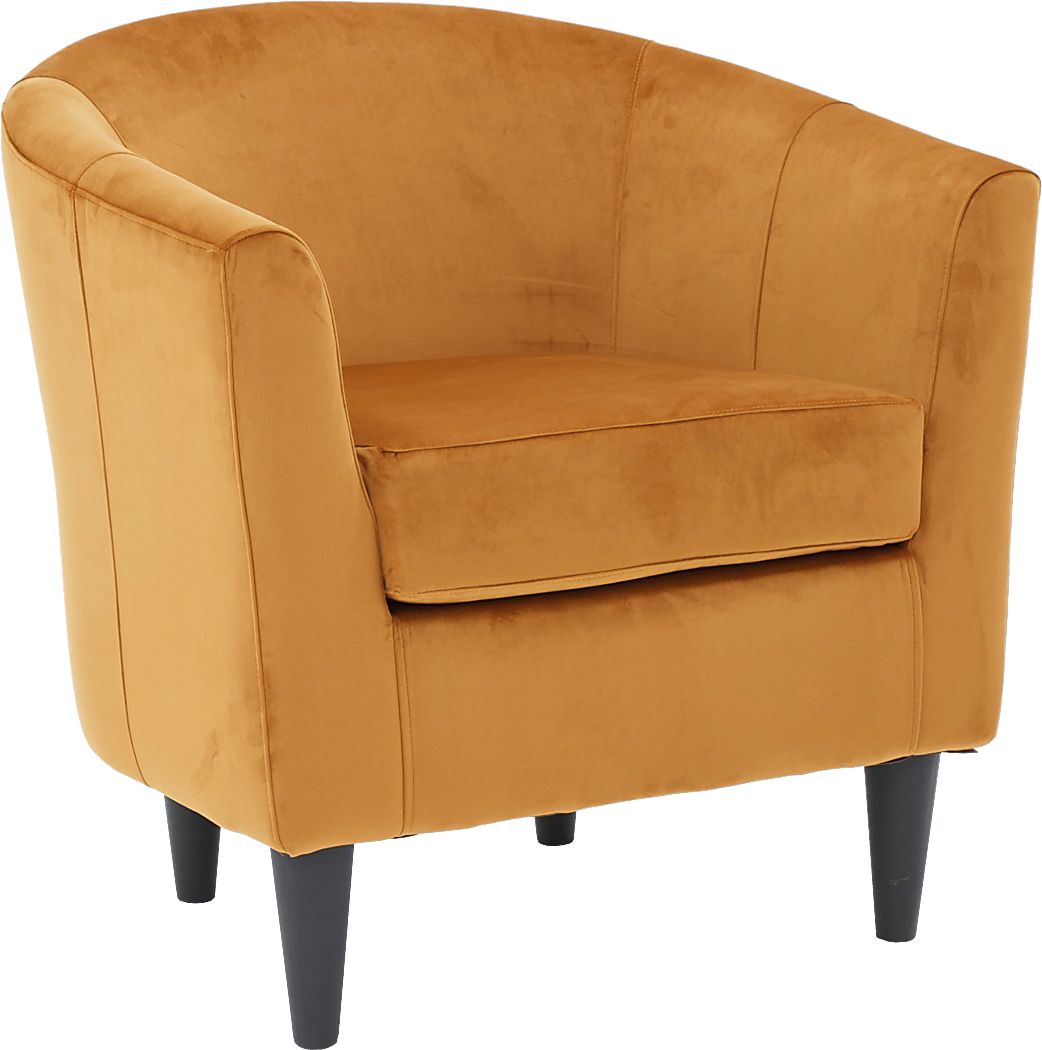 Lughala Orange Accent Chair