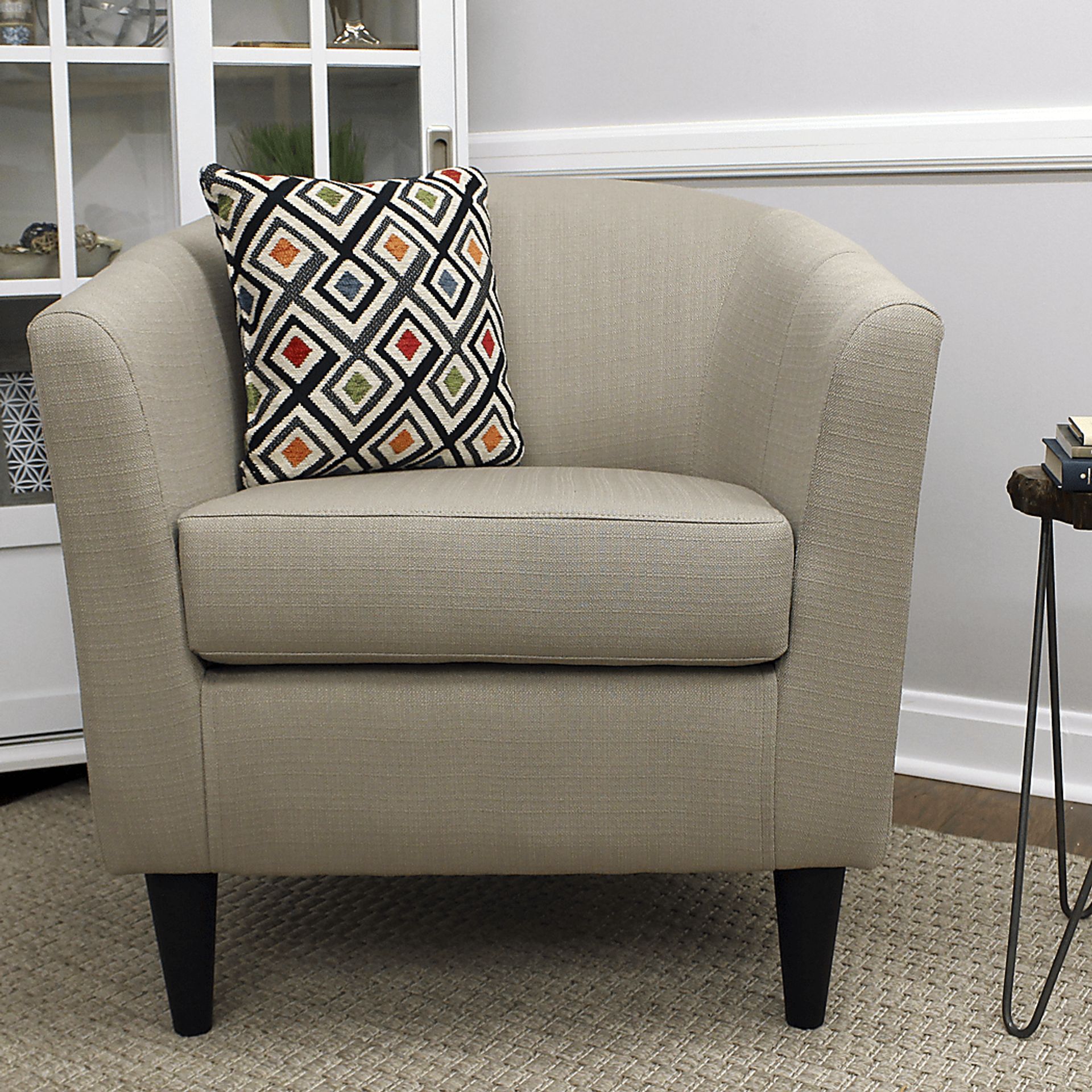 Lughala Cream Accent Chair - Image 2