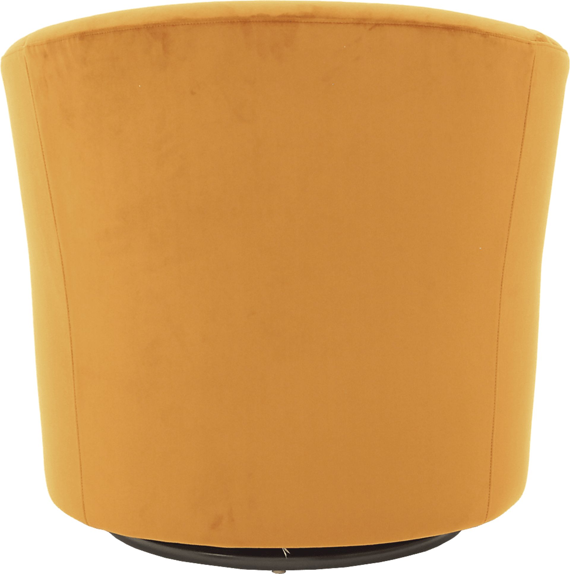 Lughala I Orange Swivel Accent Chair - Image 4