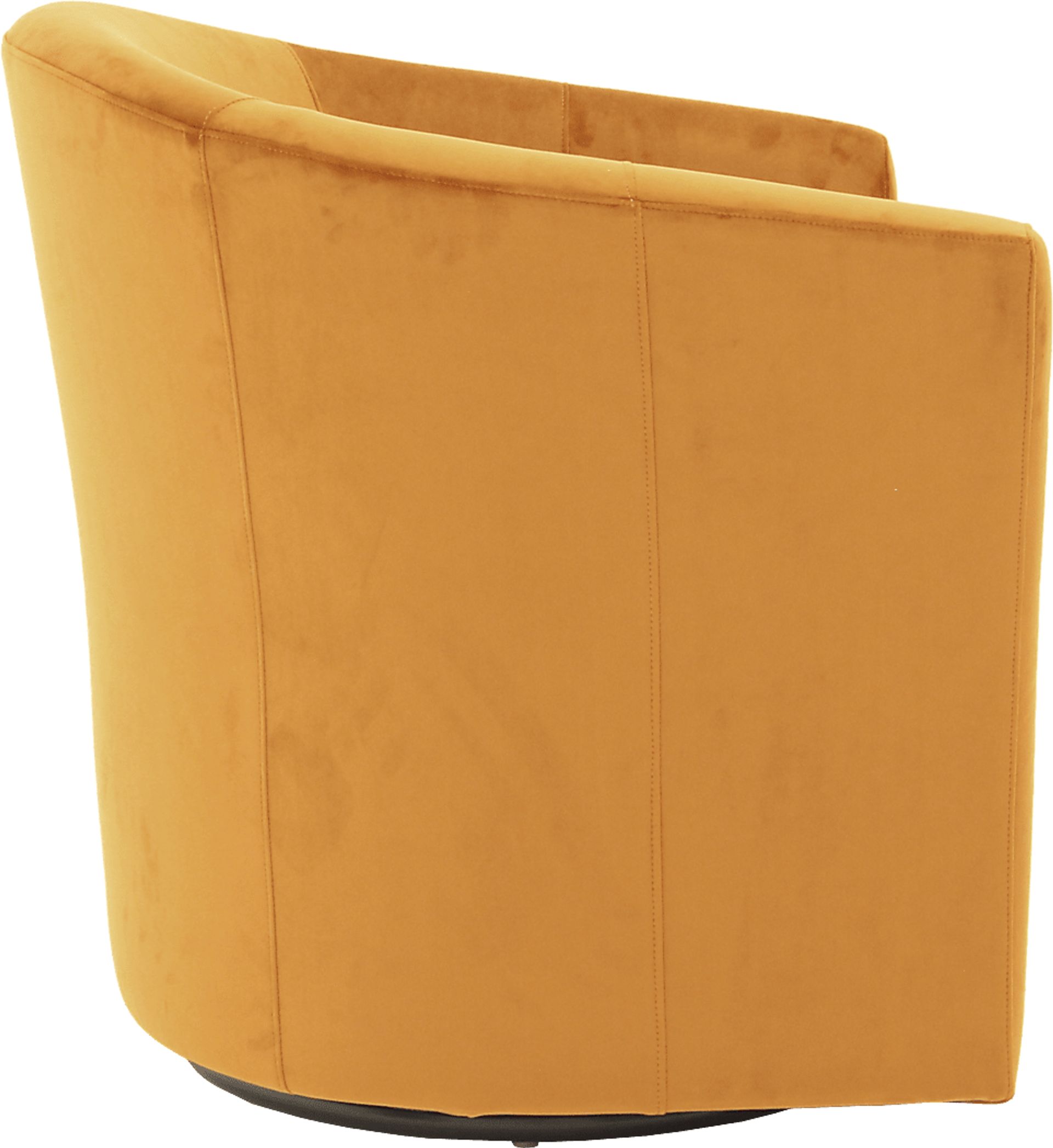 Lughala I Orange Swivel Accent Chair - Image 5