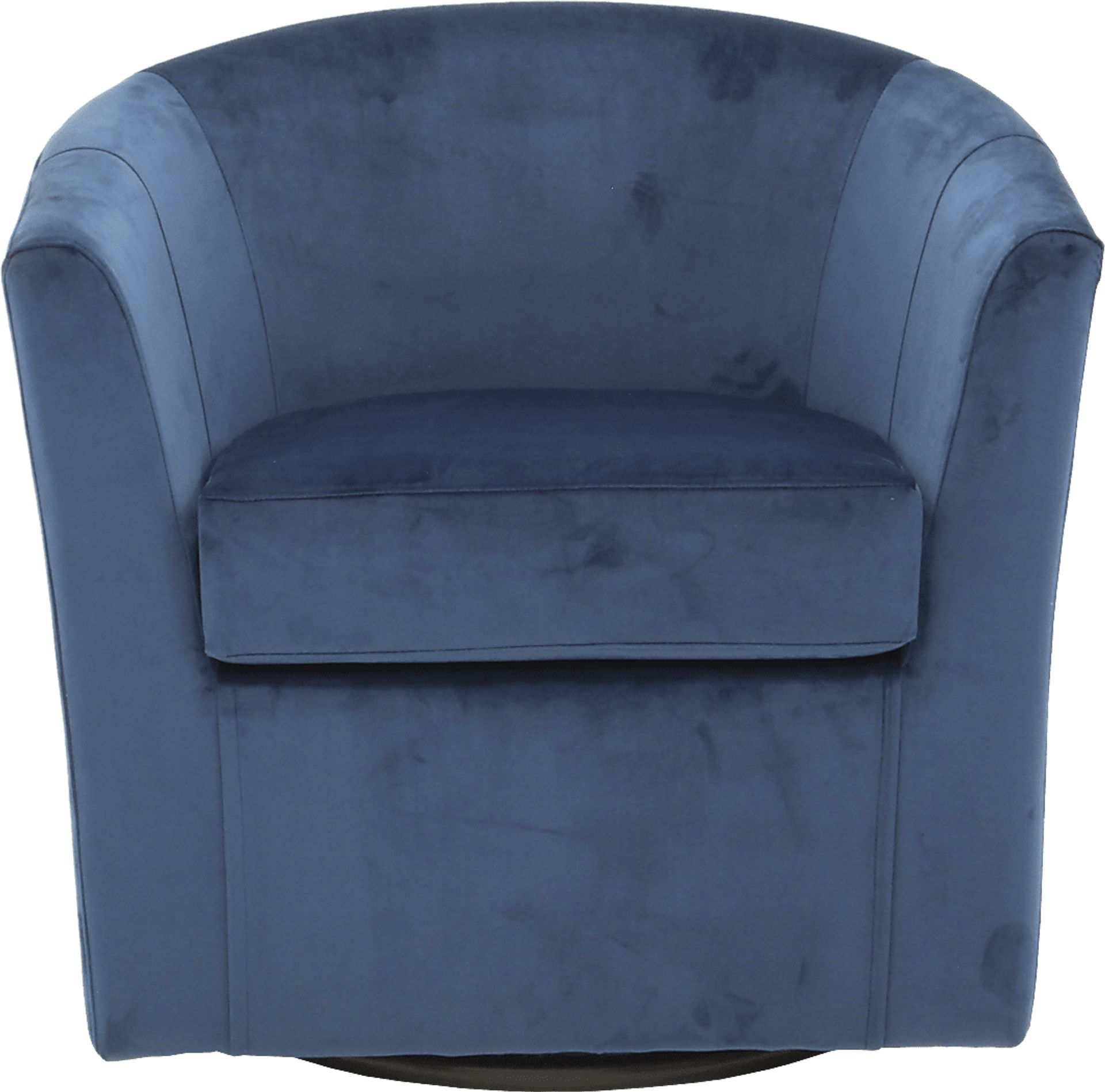 Lughala I Blue Swivel Accent Chair - Image 2