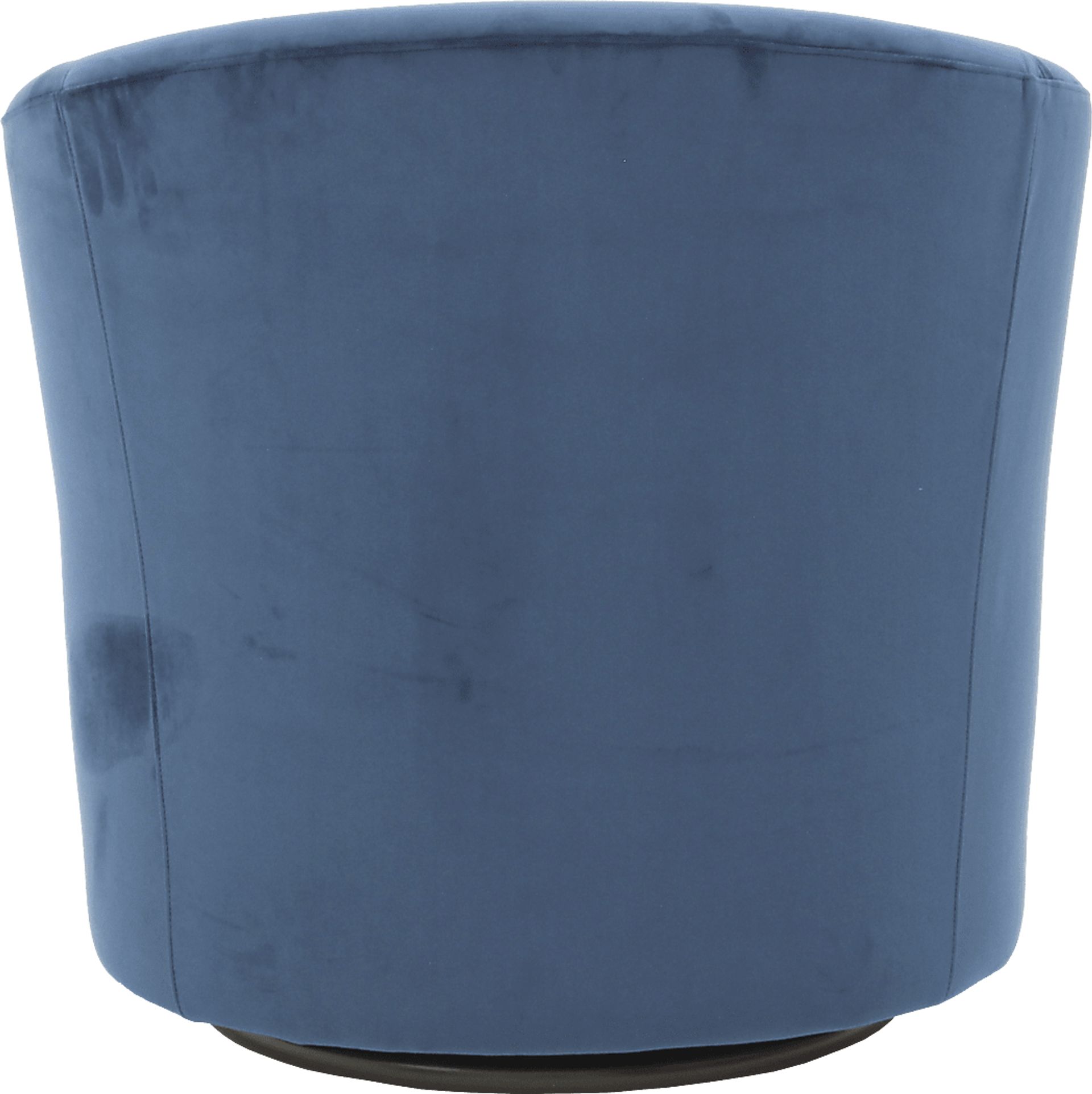 Lughala I Blue Swivel Accent Chair - Image 4