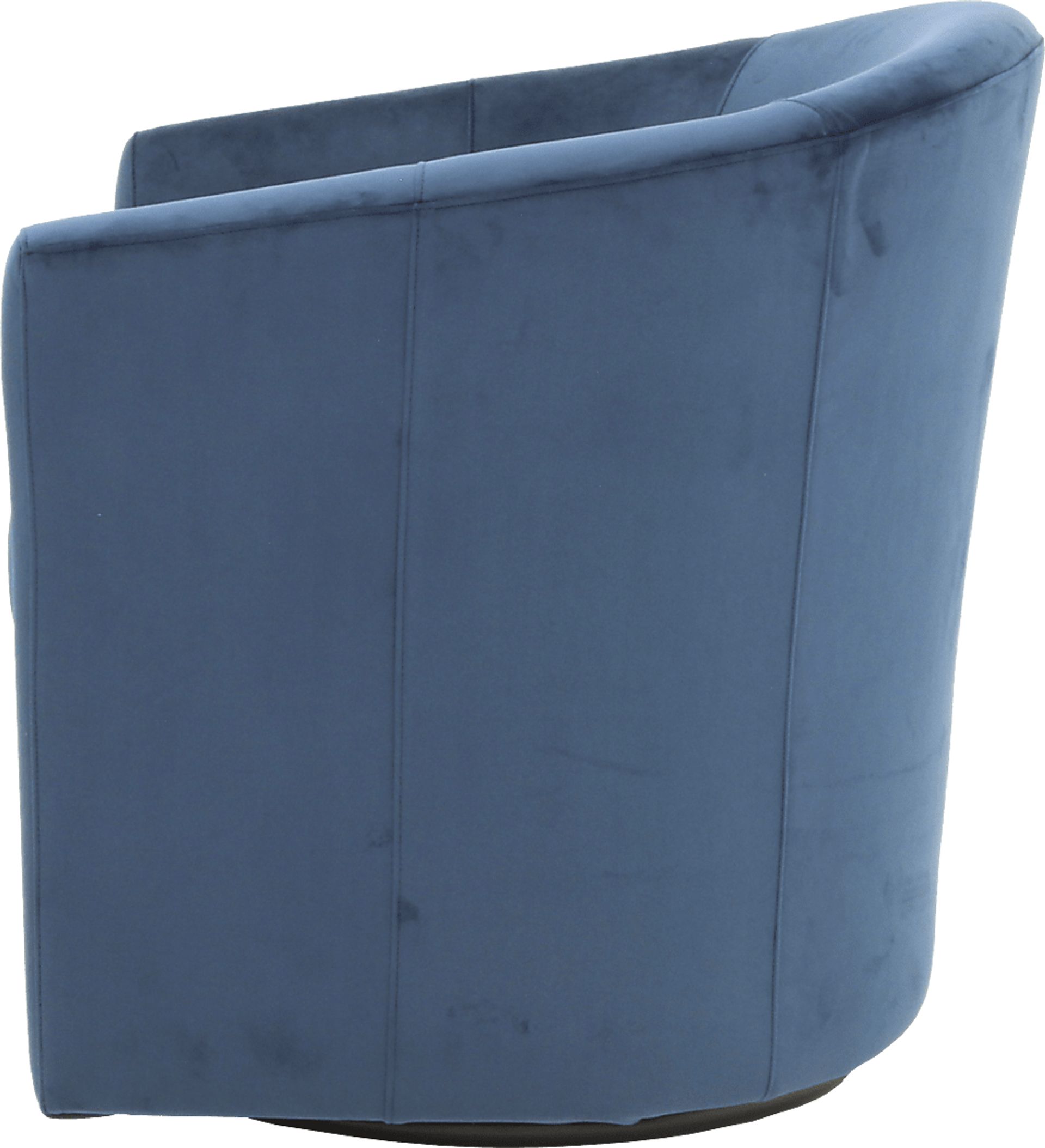 Lughala I Blue Swivel Accent Chair - Image 5