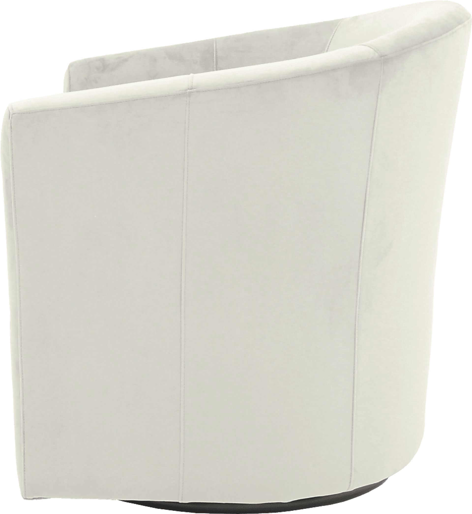 Lughala I Pewter Swivel Accent Chair - Image 5