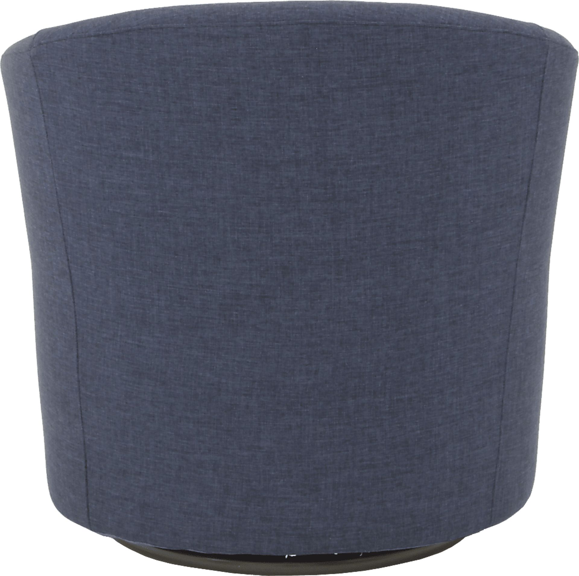 Lughala I Navy Swivel Accent Chair - Image 4