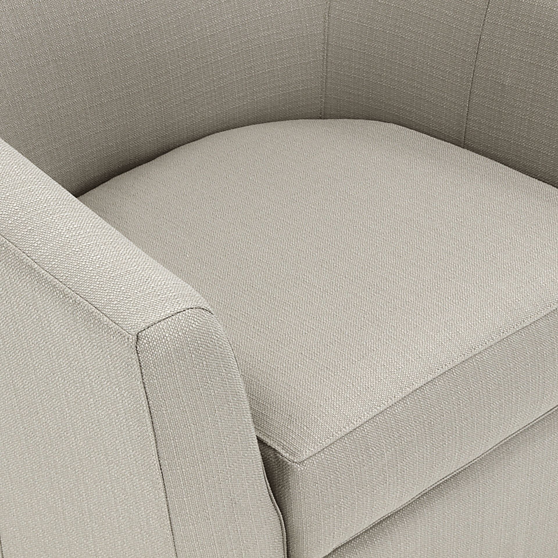 Lughala I Ivory Swivel Accent Chair - Image 6