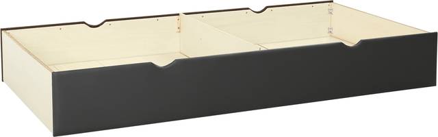 Lugo Black Twin Storage Trundle - Thumbnail - Image 1