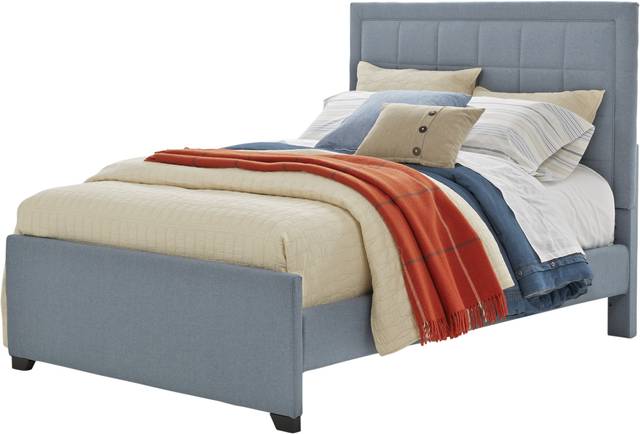 Kids Lugo Blue 3 Pc Full Upholstered Bed - Thumbnail - Image 1