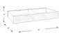 Lugo Brown Twin Storage Trundle