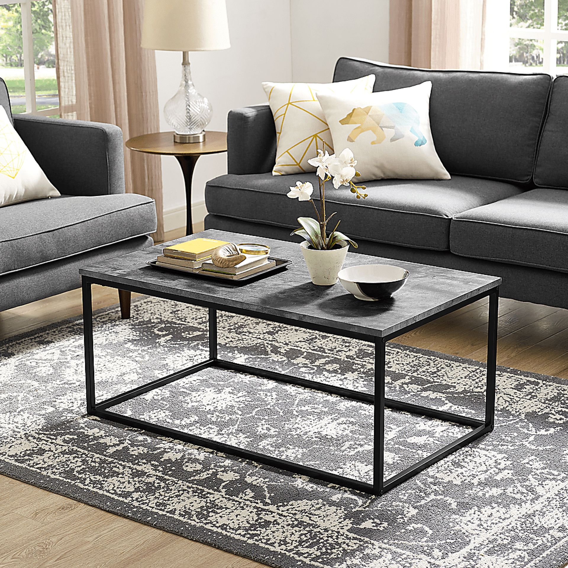 Luisant Gray Cocktail Table - Image 2