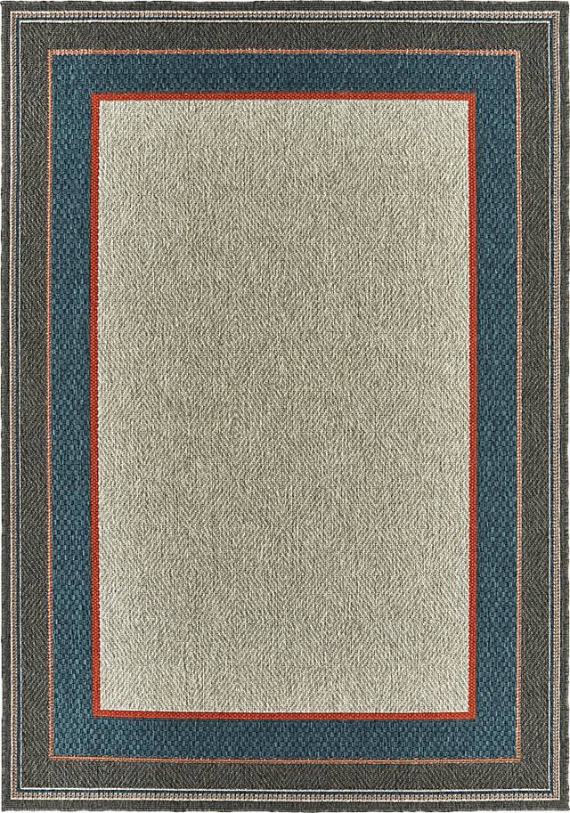 Luka Cobblestone 7'10 x 10' Indoor/Outdoor Rug - Thumbnail - Image 1
