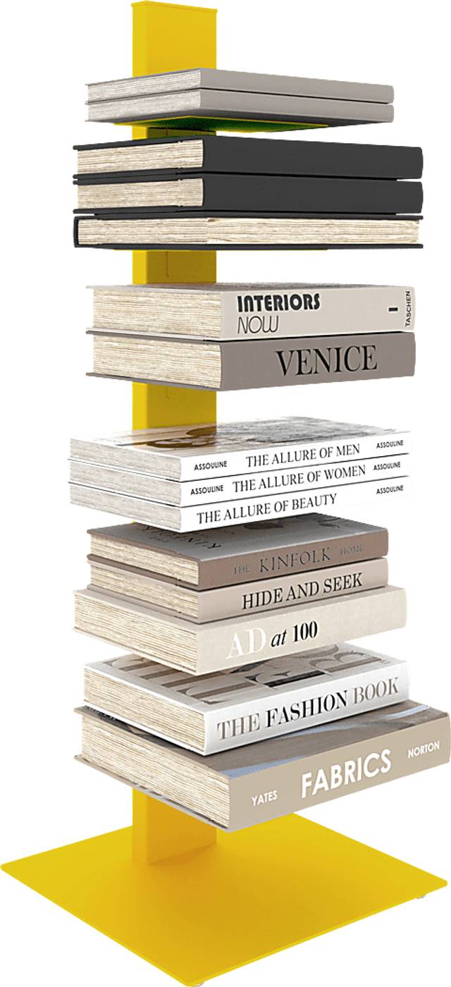 Lukens I Yellow Bookcase Tower - Thumbnail - Image 3