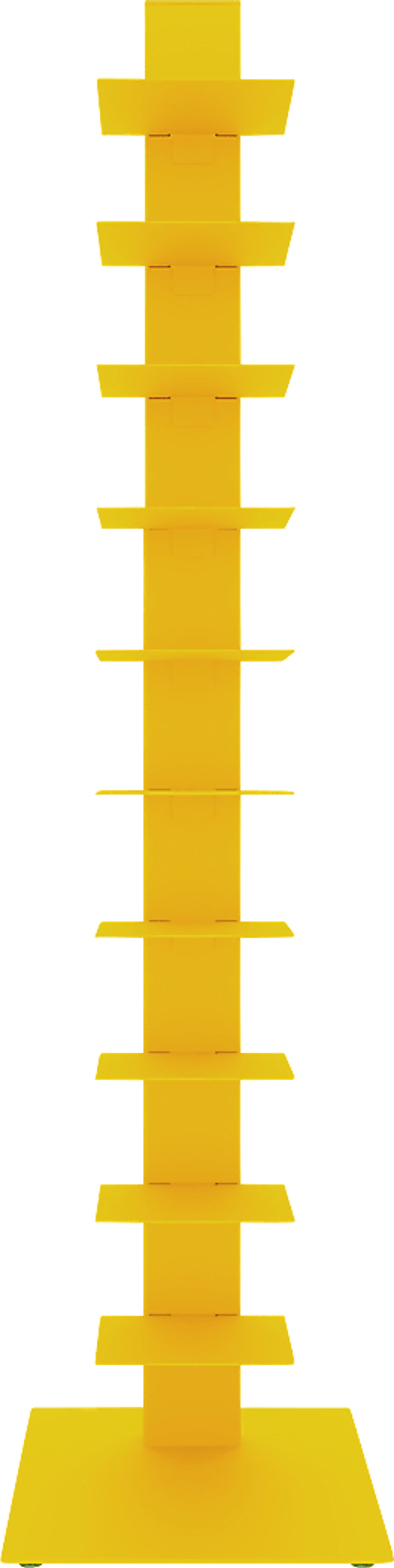 Lukens II Yellow Bookcase Tower - Image 1
