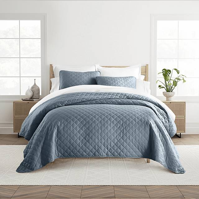 Lulldale Blue 2 Pc Twin Quilt Set - Thumbnail - Image 1
