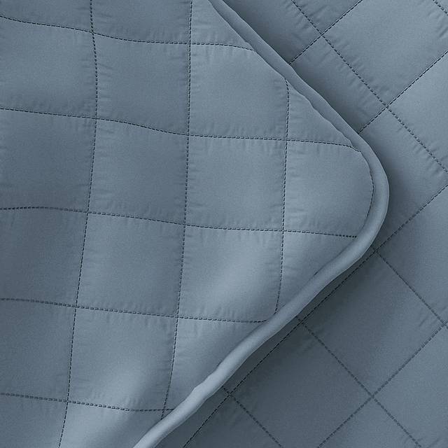 Lulldale Blue 3 Pc Queen Quilt Set - Thumbnail - Image 4