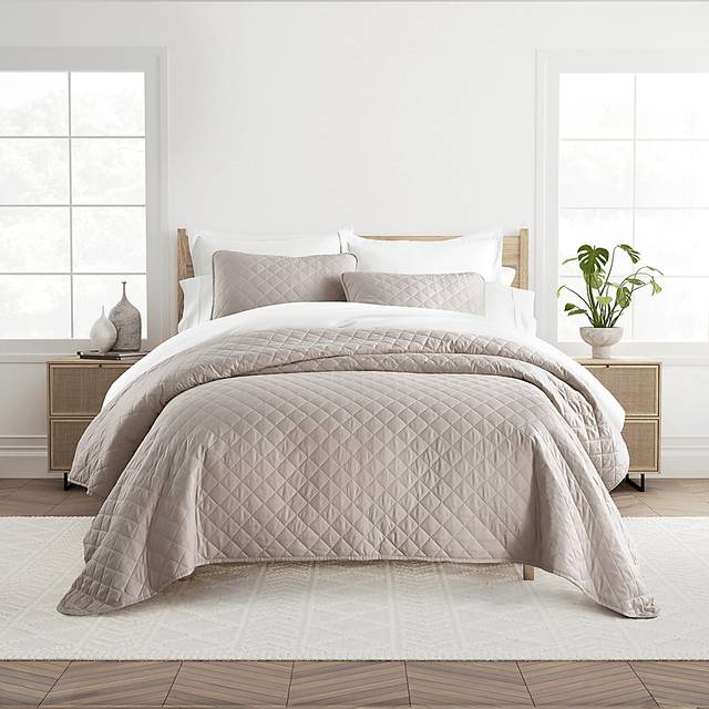 Lulldale Brown 2 Pc Twin Quilt Set - Thumbnail - Image 1