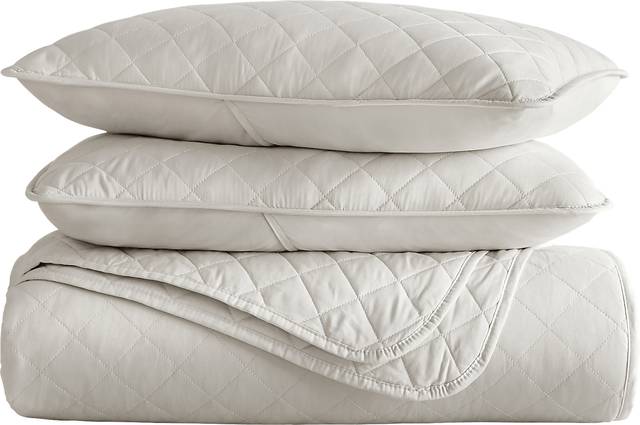 Lulldale Natural 2 Pc Twin Quilt Set - Thumbnail - Image 2