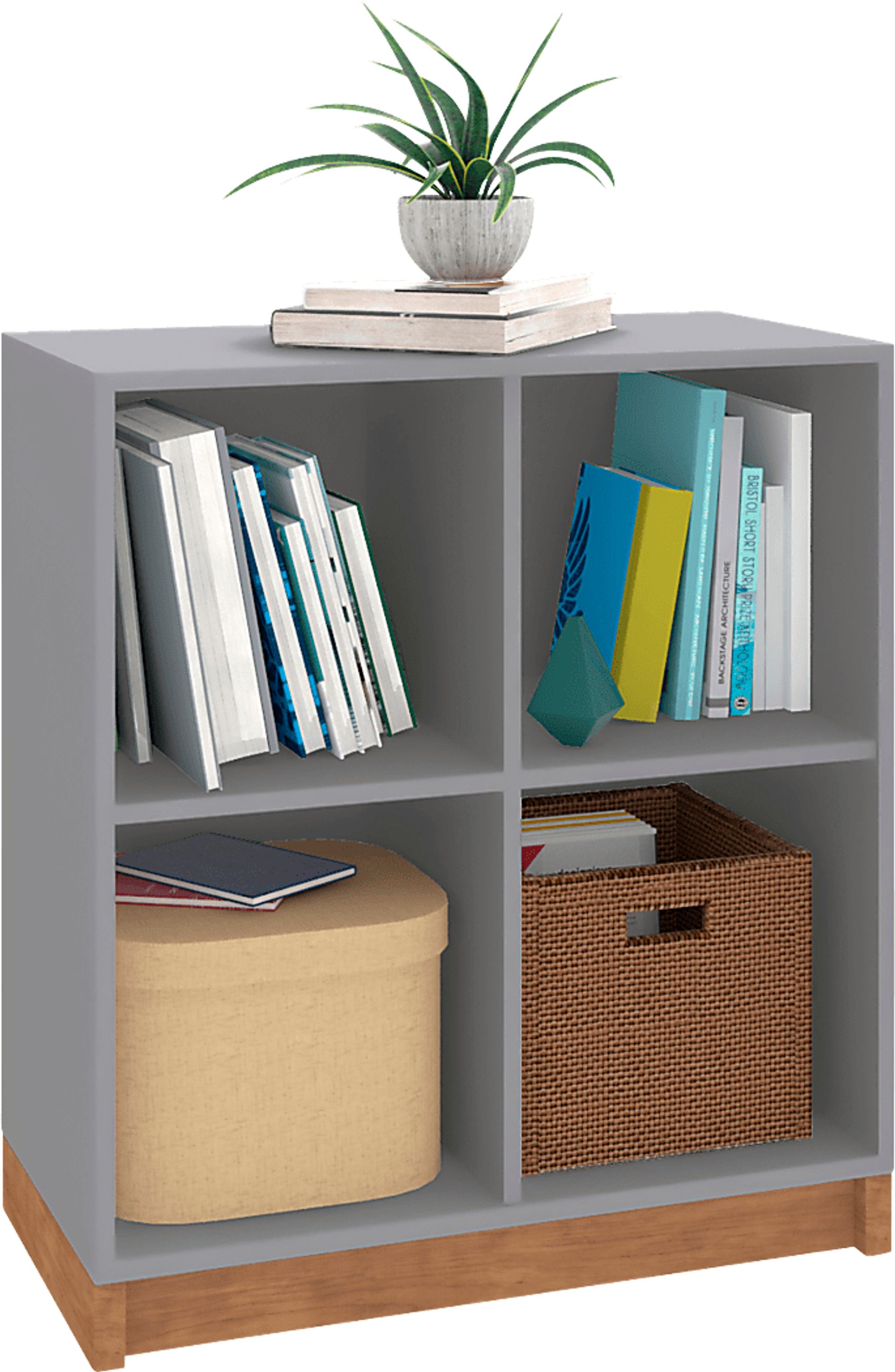 Lullingstone Gray Bookcase - Image 6
