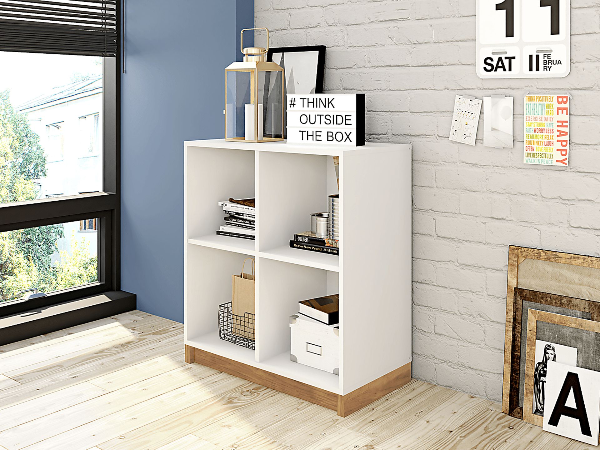 Lullingstone White Bookcase - Image 5