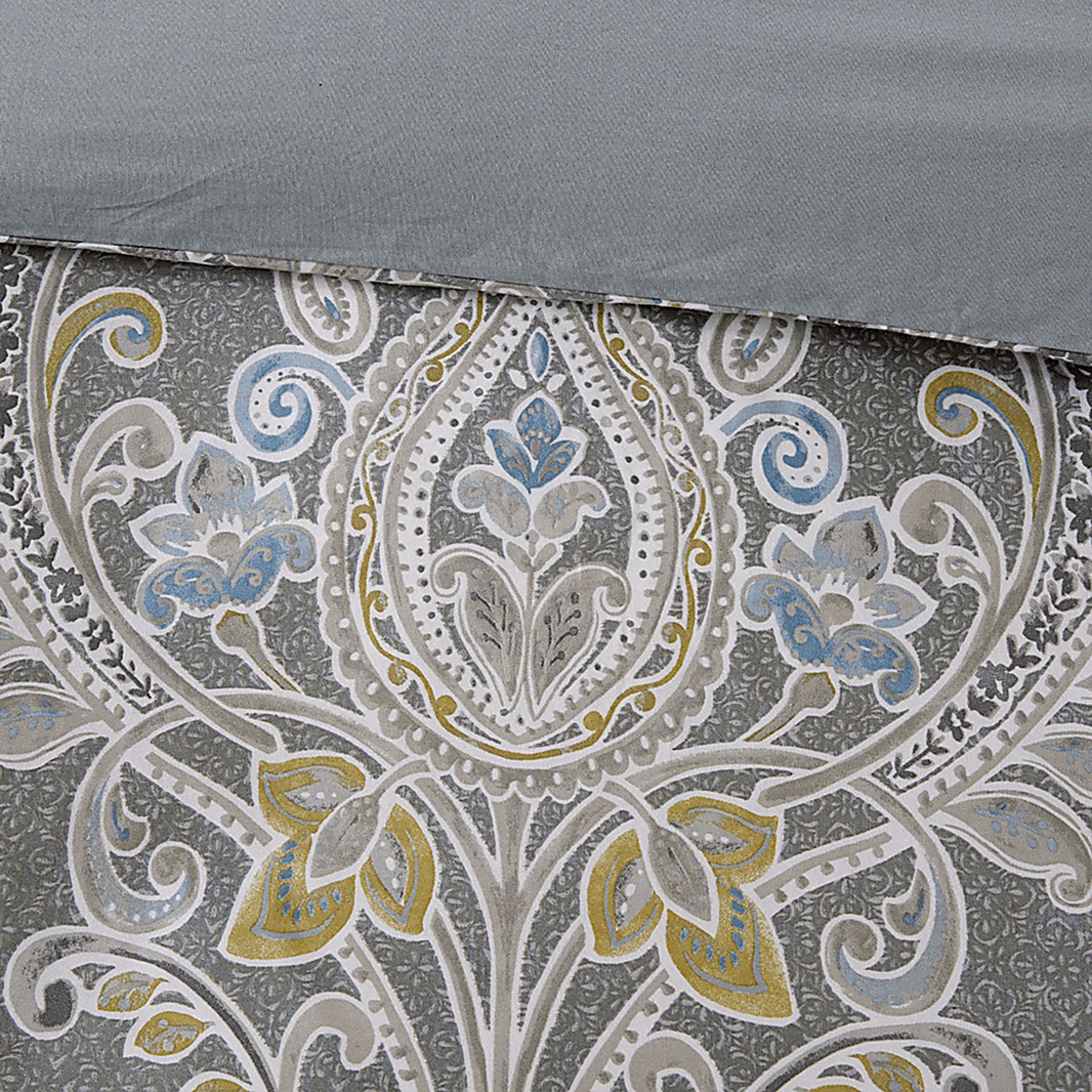Lulon Gray 5 Pc Full/Queen Duvet Set - Image 3