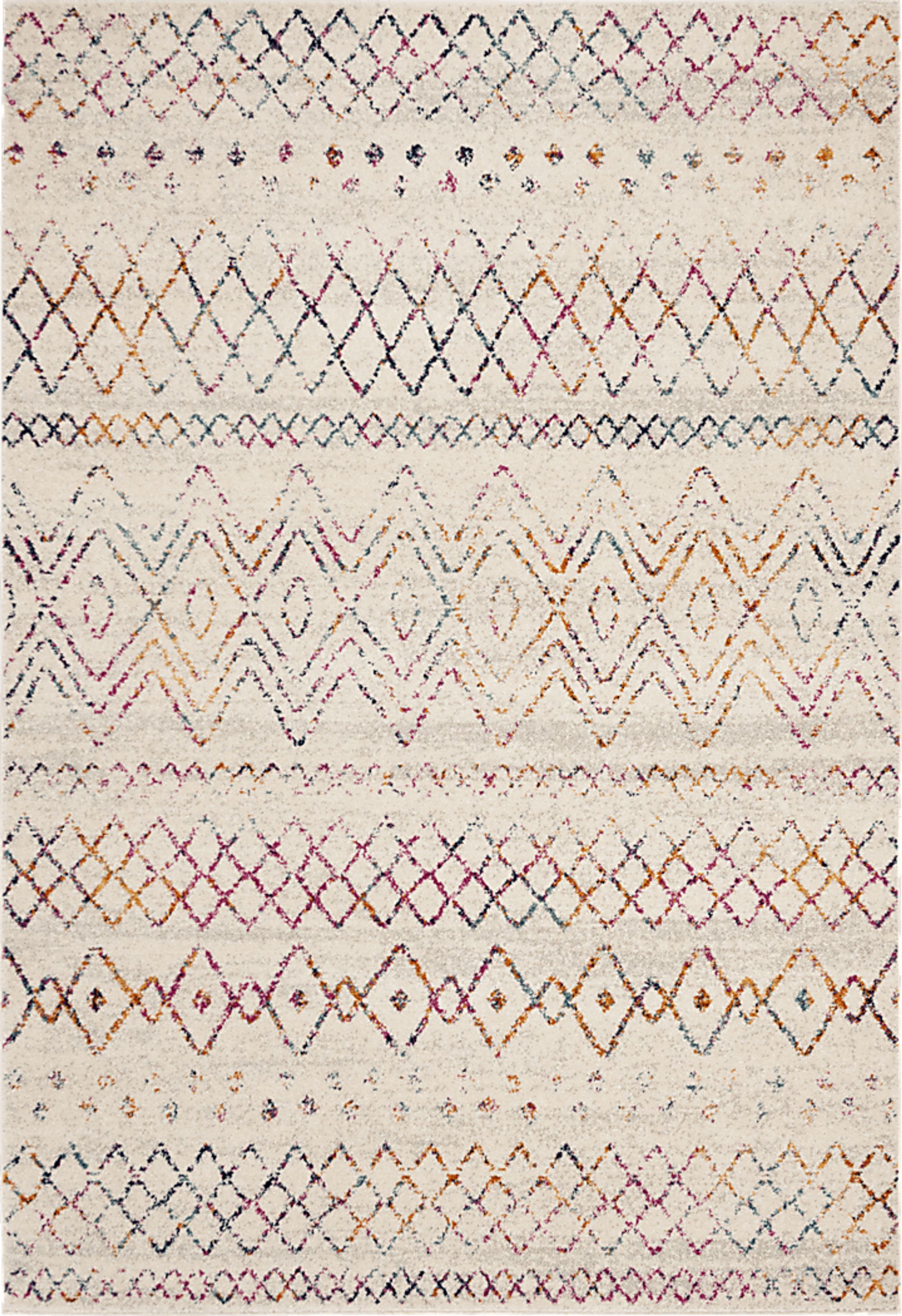 Lulu Loft Ivory 8' x 10' Rug - Image 1