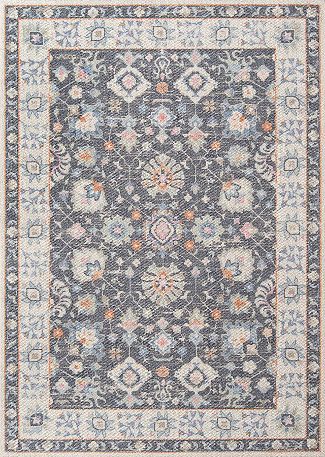 Luma Black 6'6 x 9' Rug - Thumbnail - Image 1