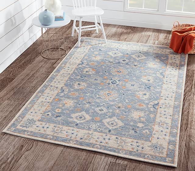 Luma Blue 6'6 x 9' Rug - Thumbnail - Image 2