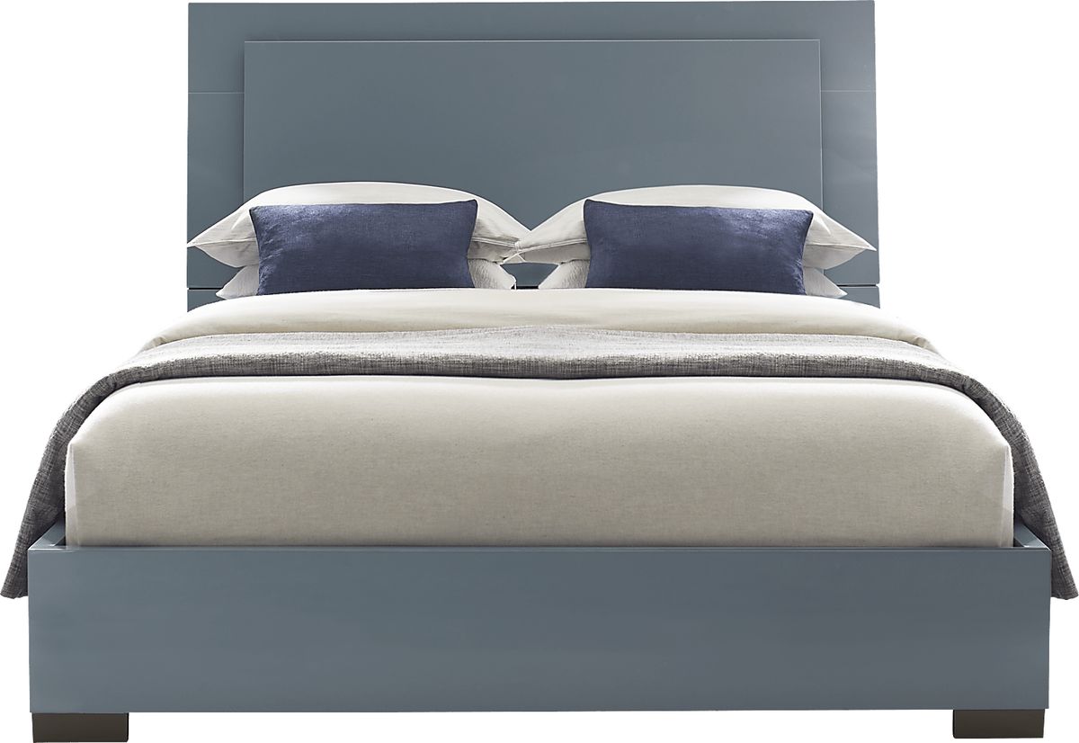 Luma Vista Blue Colors 3 Pc King Bed | Rooms to Go