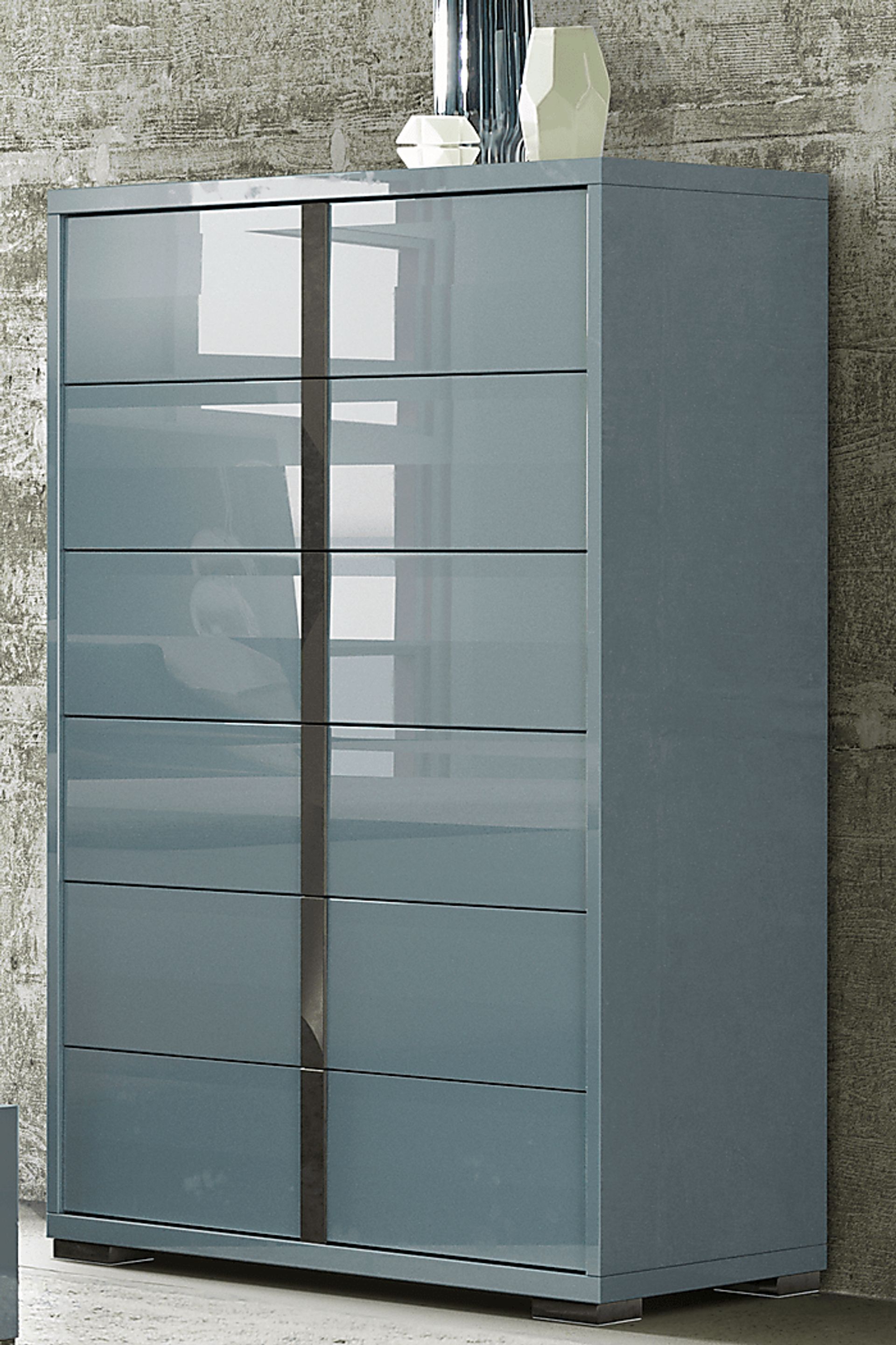 Luma Vista Blue 5 Pc King Bedroom - Image 6