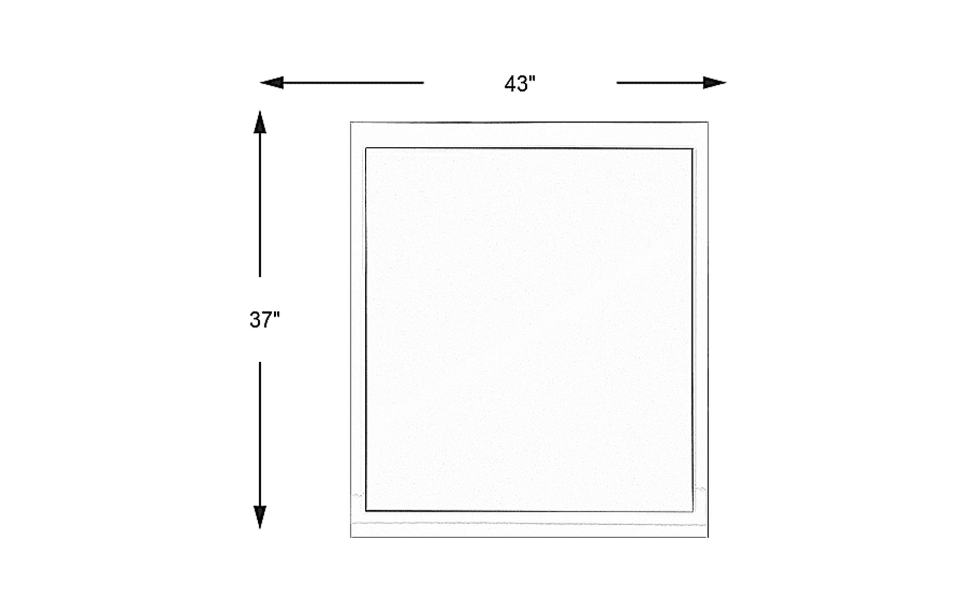 Dimension Image. Please refer to the Dimension Tab on this page for dimension details.