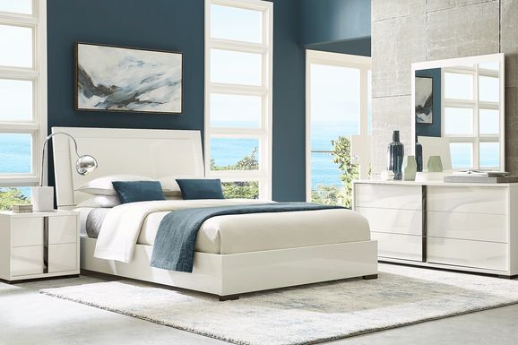 Luma Vista White 5 Pc Queen Bedroom