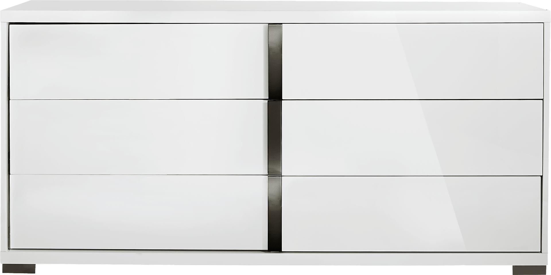 Luma Vista White Dresser