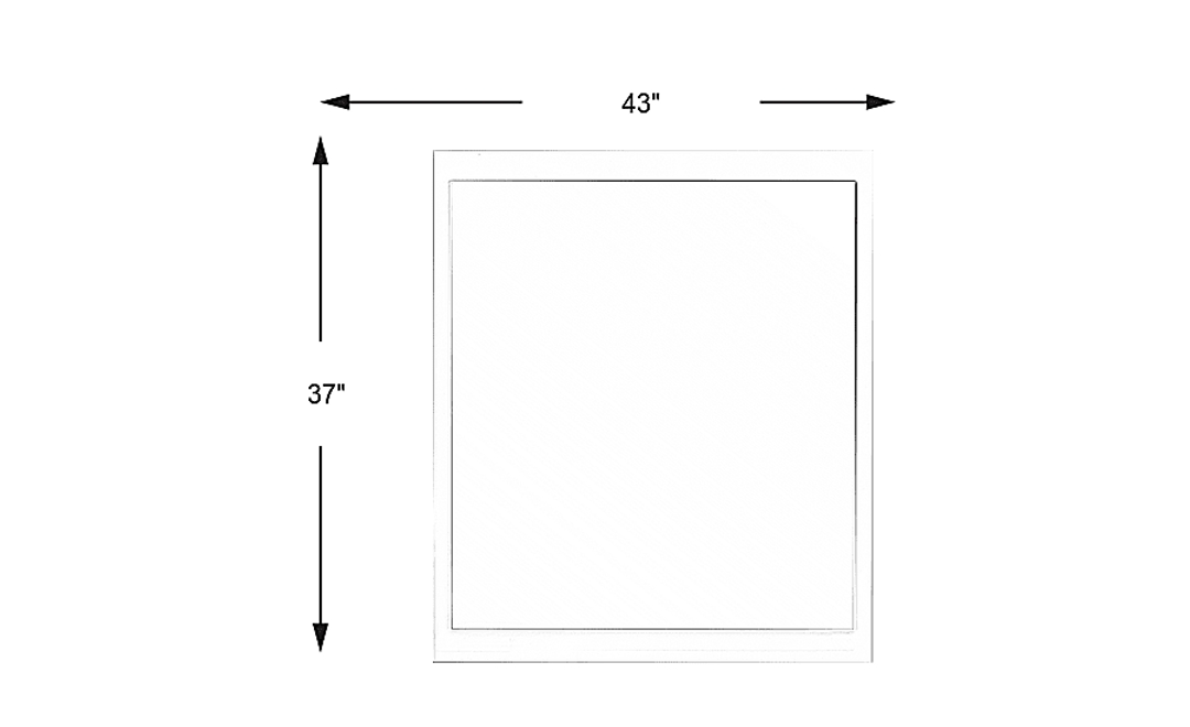 Luma Vista White Mirror