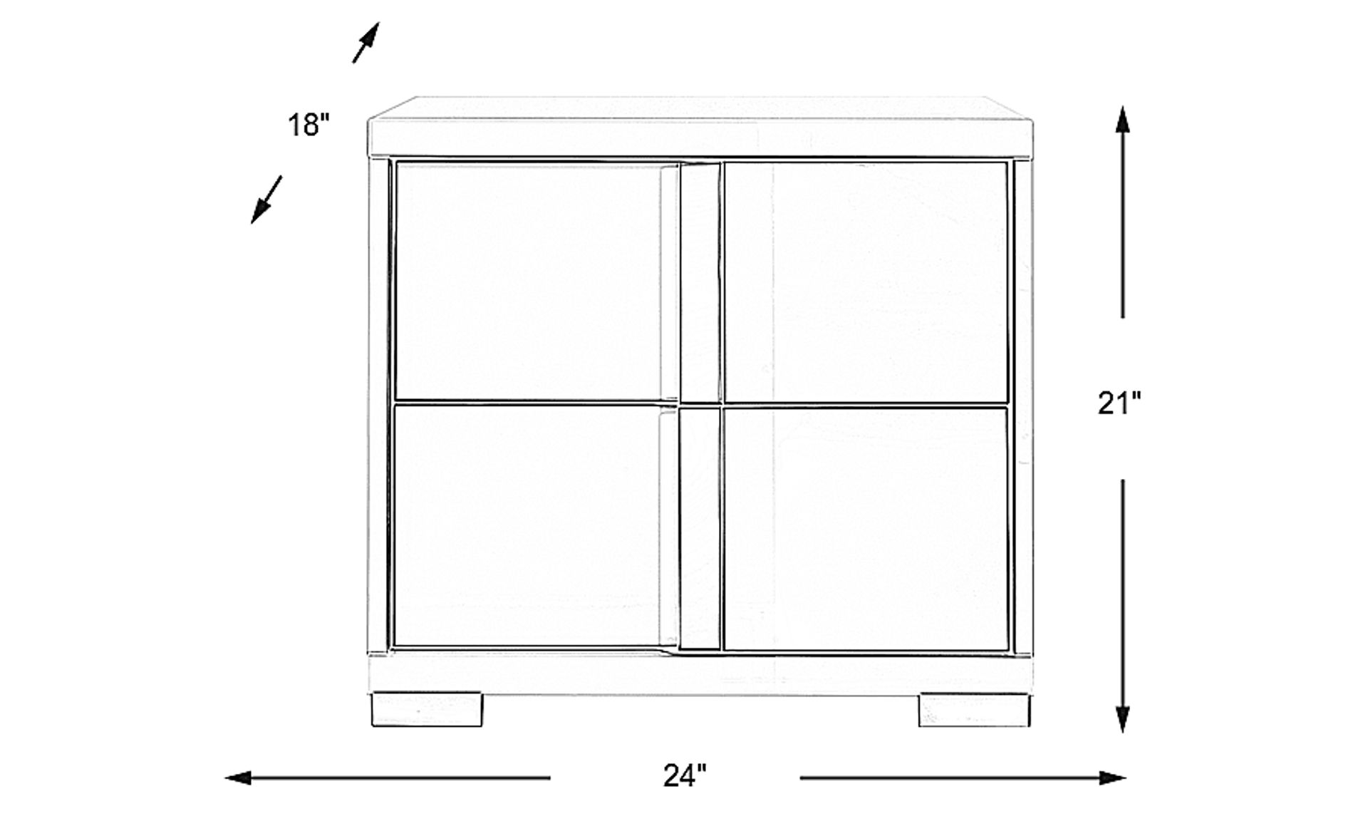 Dimension Image. Please refer to the Dimension Tab on this page for dimension details.