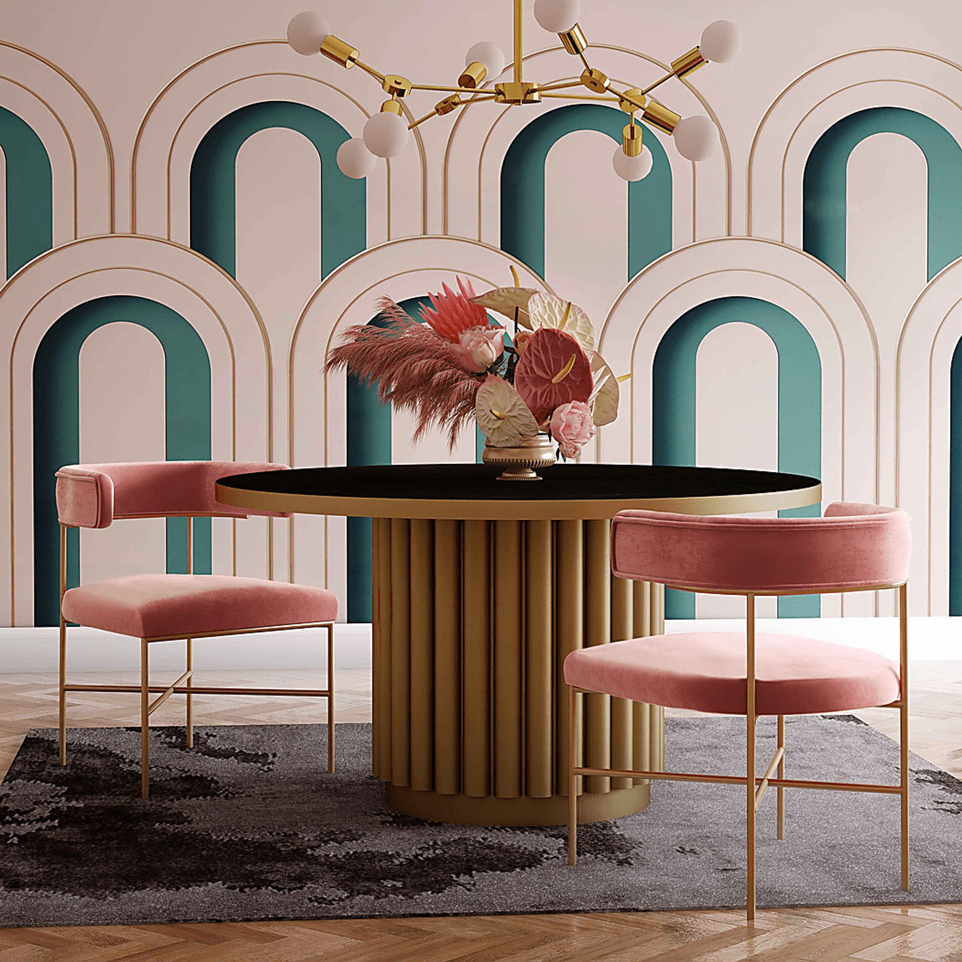 Luna Ann Blush Dining Chair - Image 5